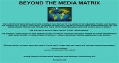 Desktop Screenshot of beyondthemediamatrix.net
